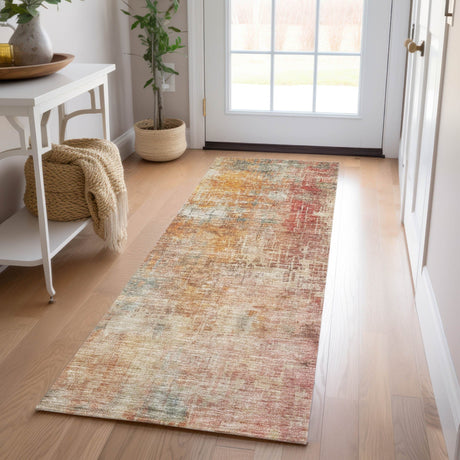 Dalyn Nouveau NV21 Tan Rug shown in a room