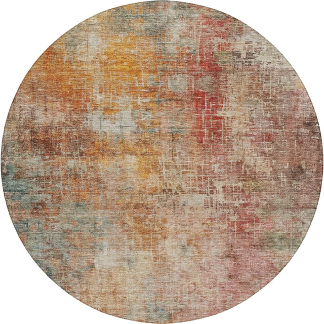 Dalyn Nouveau NV21 Tan Rug round rug
