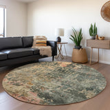 Dalyn Nouveau NV22 Sage Rug shown in a room