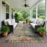 Dalyn Nouveau NV22 Sage Rug outdoor lifestyle image