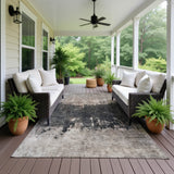 Dalyn Nouveau NV23 Taupe Rug outdoor lifestyle image