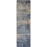 Dalyn Nouveau NV25 Denim Rug runner rug