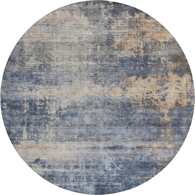 Dalyn Nouveau NV25 Denim Rug round rug