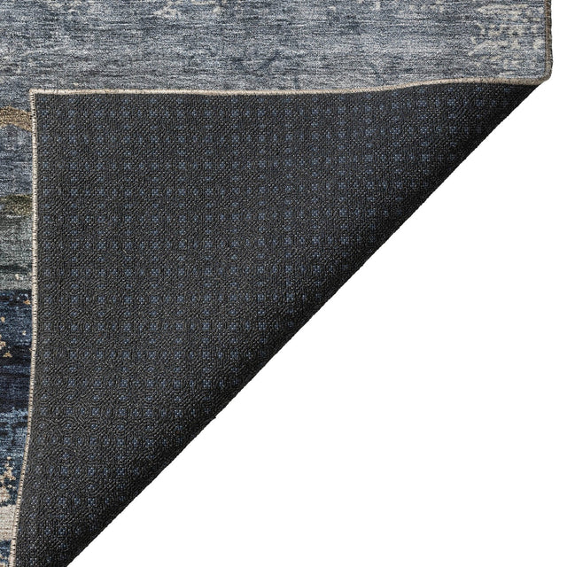 Dalyn Nouveau NV3 Navy Rug backing detail