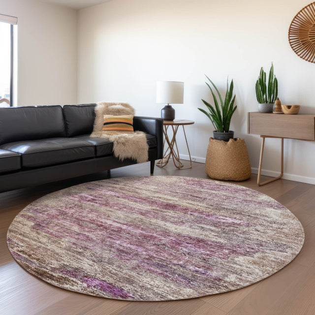 Dalyn Nouveau NV4 Blush Rug shown in a room
