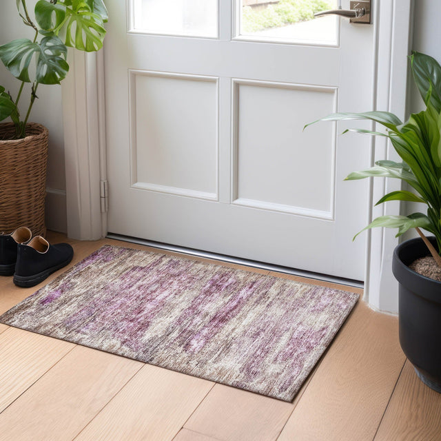 Dalyn Nouveau NV4 Blush Rug shown in a room