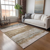Dalyn Nouveau NV5 Beige Rug shown in a room
