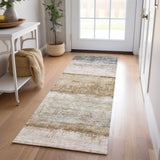 Dalyn Nouveau NV5 Beige Rug shown in a room