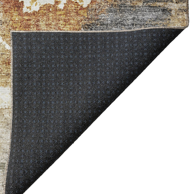 Dalyn Nouveau NV7 Taupe Rug backing detail