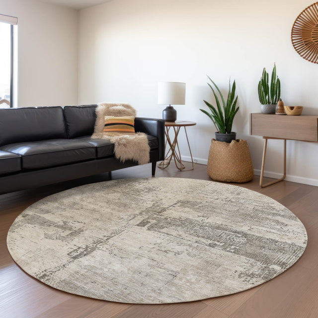 Dalyn Nouveau NV8 Linen Rug shown in a room