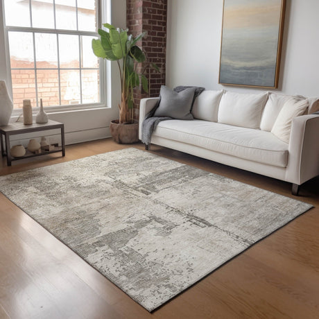 Dalyn Nouveau NV8 Linen Rug shown in a room