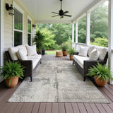 Dalyn Nouveau NV8 Linen Rug outdoor lifestyle image