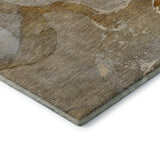 Dalyn Odyssey OY10 Chocolate Rug corner detail