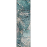 Dalyn Odyssey OY11 Teal Rug runner rug