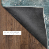 Dalyn Odyssey OY11 Teal Rug backing detail