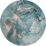 Dalyn Odyssey OY11 Teal Rug round rug