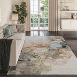 Dalyn Odyssey OY12 Tan Rug shown in a room