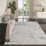 Dalyn Odyssey OY13 Gray Rug shown in a room