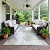 Dalyn Odyssey OY15 Pearl Rug outdoor lifestyle image