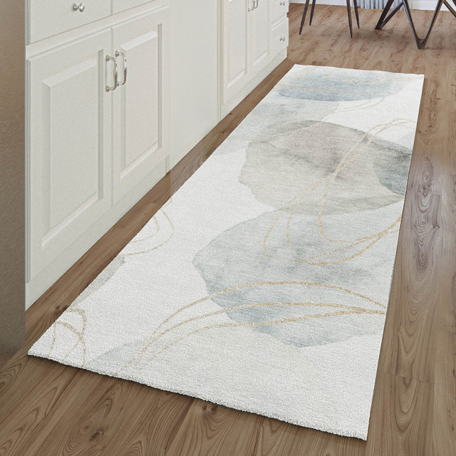 Dalyn Odyssey OY15 Pearl Rug shown in a room