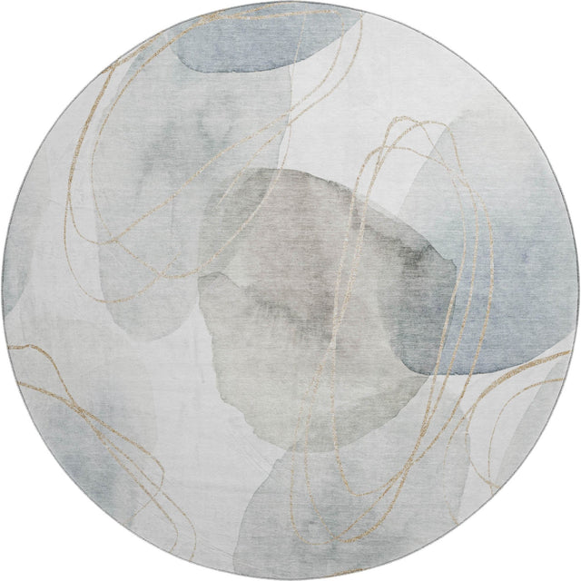 Dalyn Odyssey OY15 Pearl Rug round rug