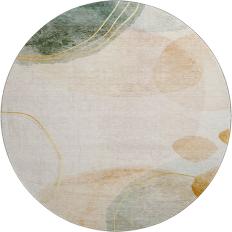 Dalyn Odyssey OY16 Beige Rug round rug