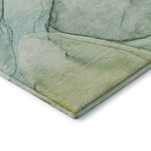 Dalyn Odyssey OY2 Aloe Rug corner detail