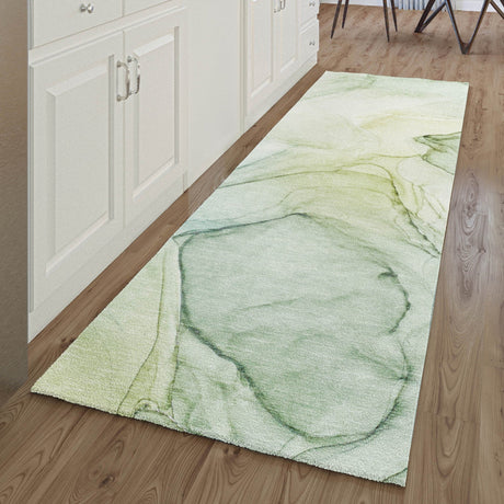 Dalyn Odyssey OY2 Aloe Rug shown in a room