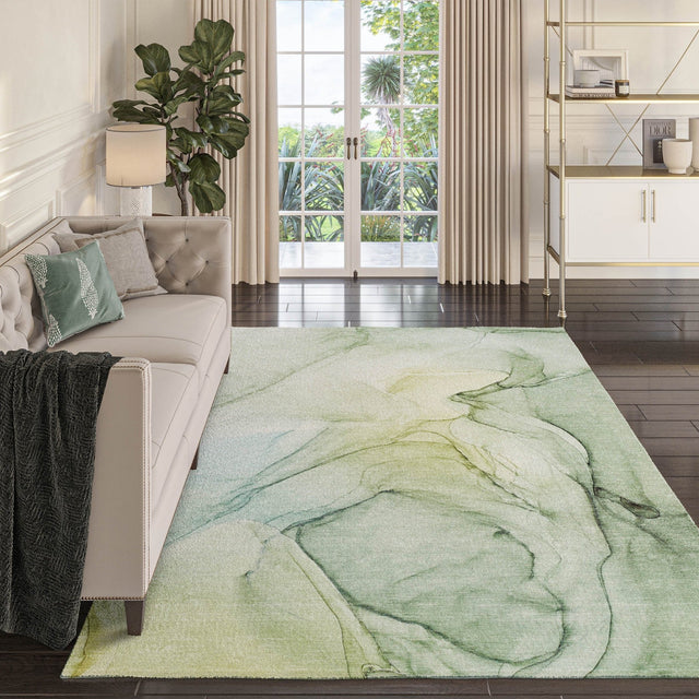 Dalyn Odyssey OY2 Aloe Rug shown in a room
