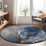 Dalyn Odyssey OY3 Blue Rug shown in a room