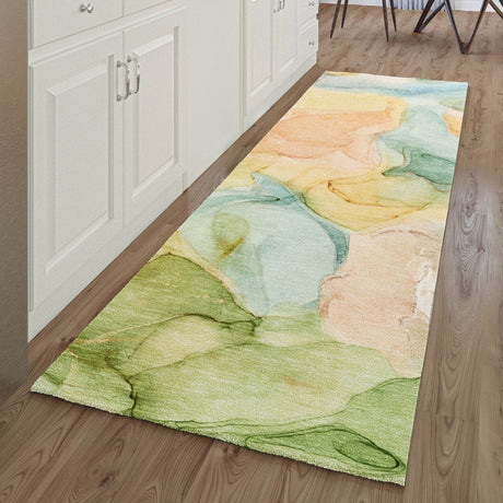Dalyn Odyssey OY4 Beige Rug shown in a room
