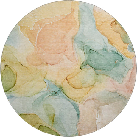Dalyn Odyssey OY4 Beige Rug round rug