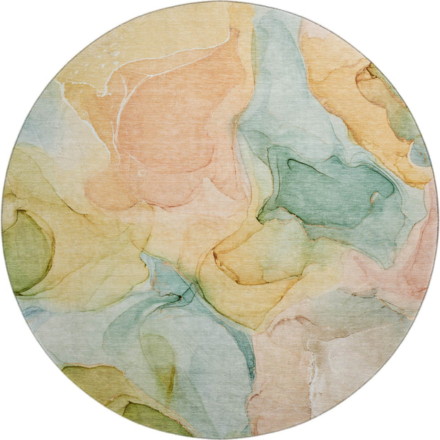 Dalyn Odyssey OY4 Beige Rug round rug
