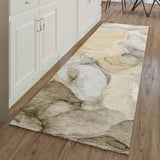 Dalyn Odyssey OY4 Taupe Rug shown in a room