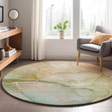 Dalyn Odyssey OY6 Taupe Rug shown in a room