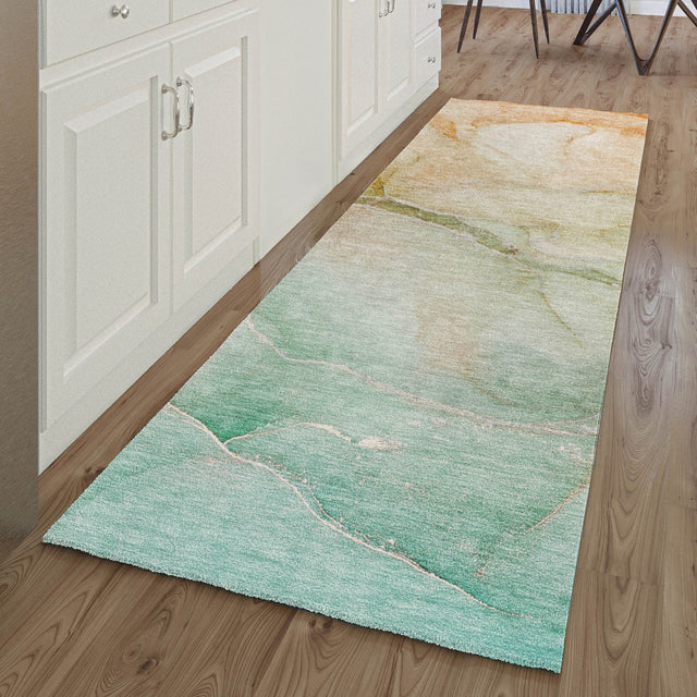 Dalyn Odyssey OY6 Taupe Rug shown in a room