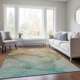 Dalyn Odyssey OY6 Taupe Rug shown in a room
