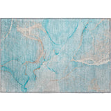 Dalyn Odyssey OY7 Teal Rug rectangular rug