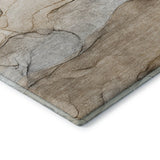 Dalyn Odyssey OY8 Brown Rug corner detail