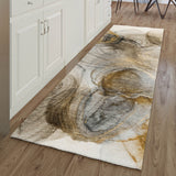 Dalyn Odyssey OY9 Beige Rug shown in a room