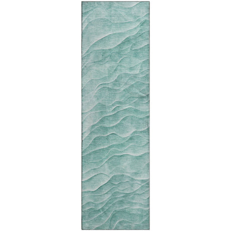 Dalyn Pacifica PA1 Aqua Rug runner rug