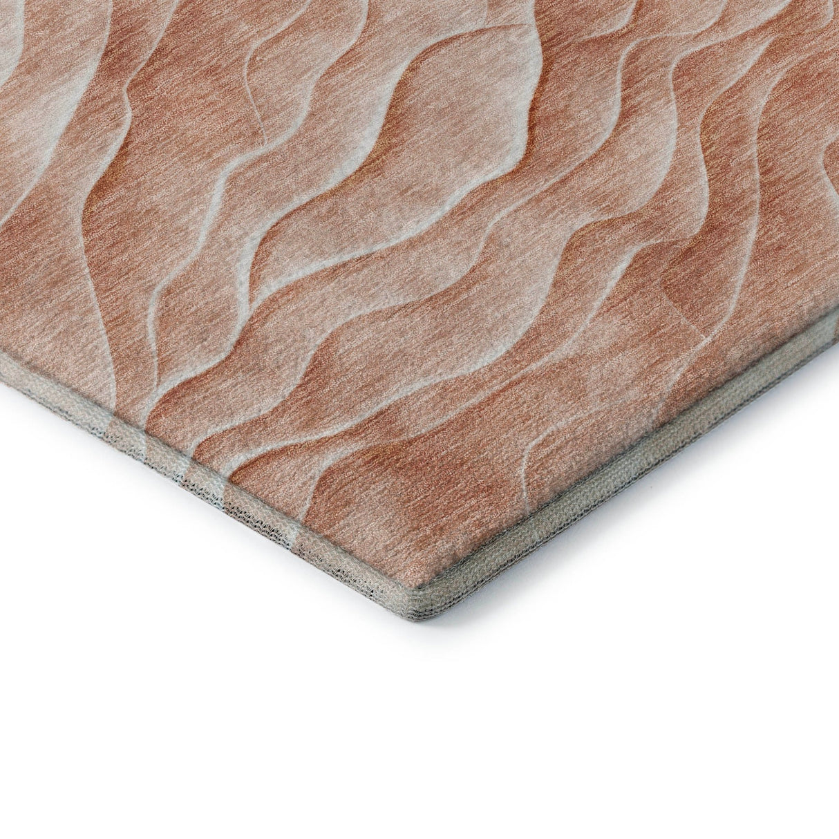 Dalyn Pacifica PA1 Coral Rug corner detail
