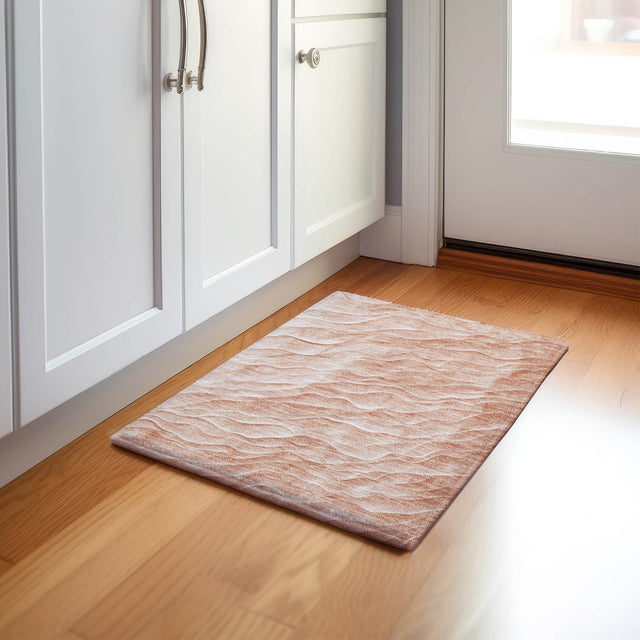 Dalyn Pacifica PA1 Coral Rug shown in a room