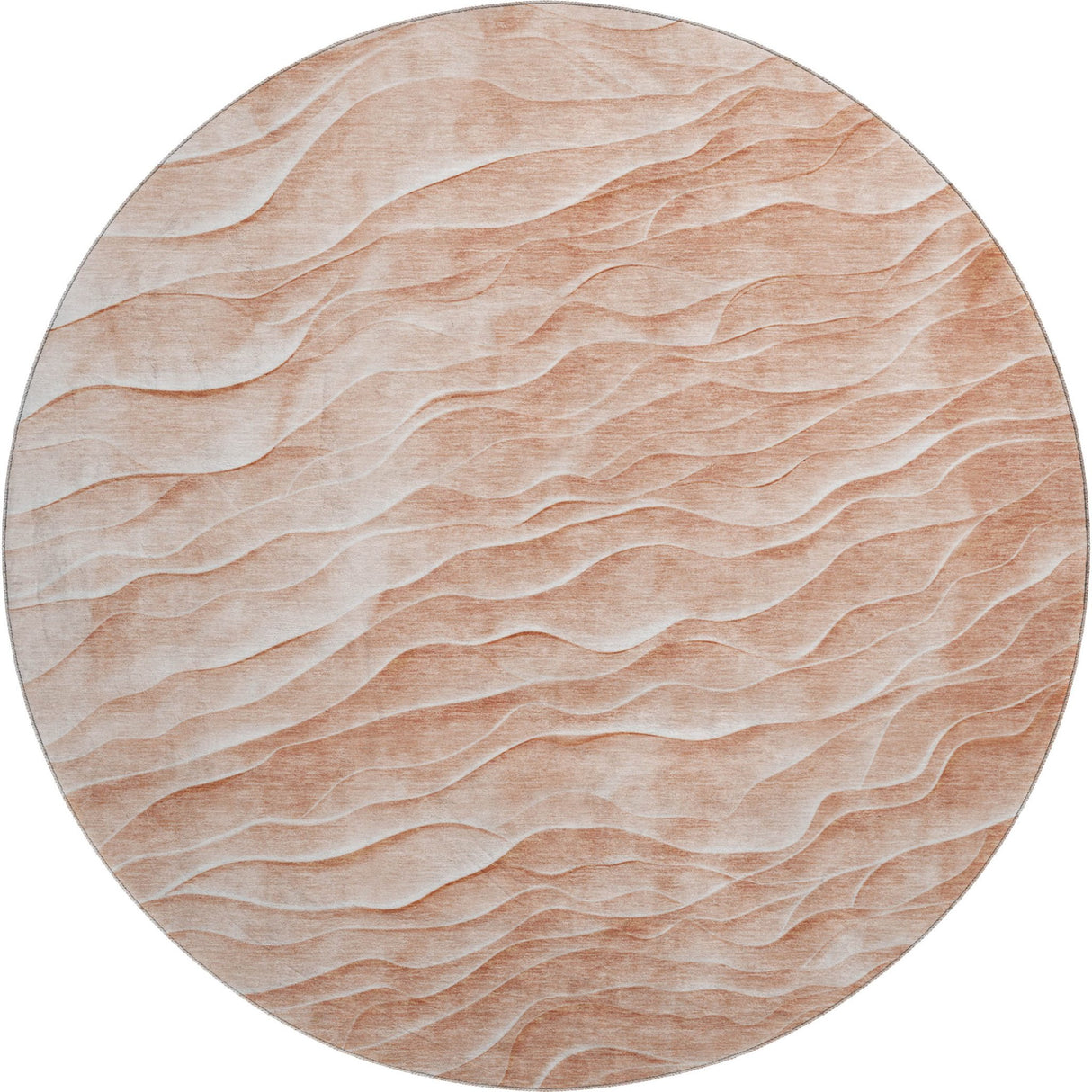Dalyn Pacifica PA1 Coral Rug round rug