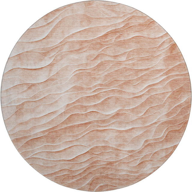 Dalyn Pacifica PA1 Coral Rug round rug