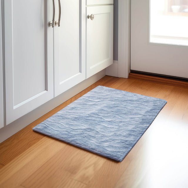 Dalyn Pacifica PA1 Denim Rug shown in a room