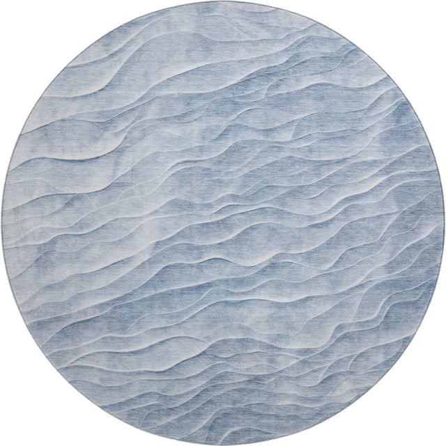 Dalyn Pacifica PA1 Denim Rug round rug