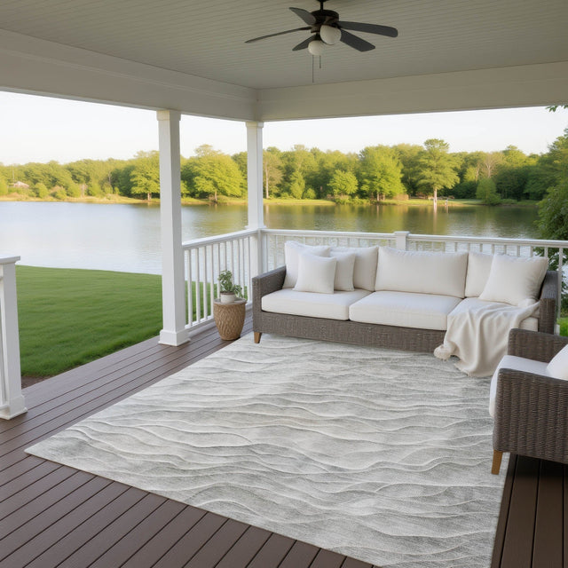 Dalyn Pacifica PA1 Taupe Rug outdoor lifestyle image