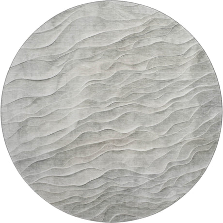 Dalyn Pacifica PA1 Taupe Rug round rug