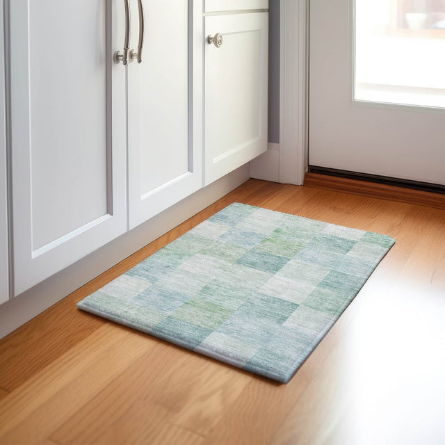 Dalyn Pacifica PA10 Seafoam Rug shown in a room